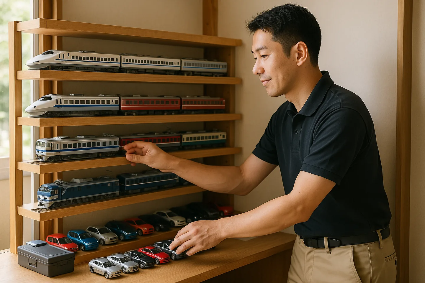 ホビーの査定の様子