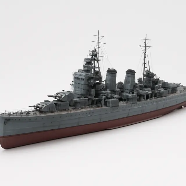 重巡洋艦高雄 1/700 ウォーターラインシリーズ